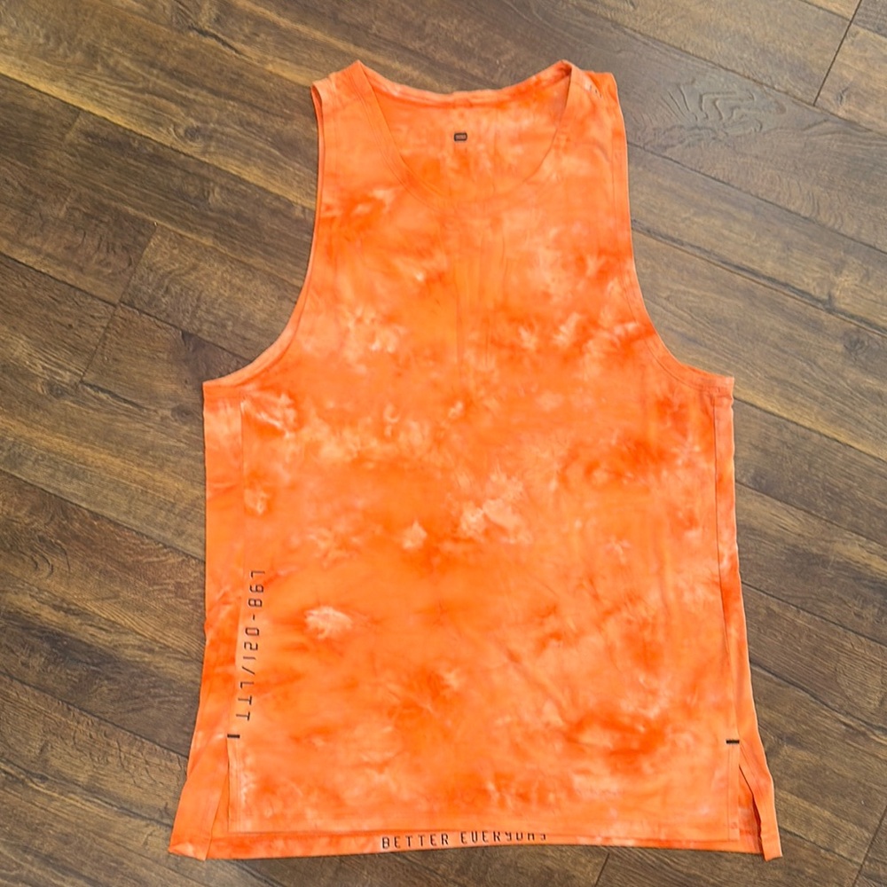 Orange Tie-Dye Lululemon Tank Top